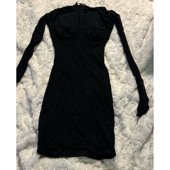 NWOT Skims Stretch Lace Underwire Long Sleeve Unlined Dress - Picture 4 of 4